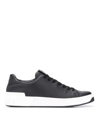 Baskets basses en cuir noires Balmain