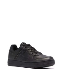 Baskets basses en cuir noires Tommy Hilfiger