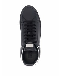 Baskets basses en cuir noires Philipp Plein