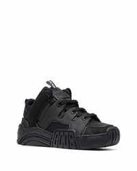 Baskets basses en cuir noires Gcds