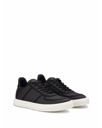 Baskets basses en cuir noires Giuseppe Zanotti