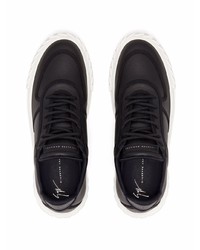 Baskets basses en cuir noires Giuseppe Zanotti