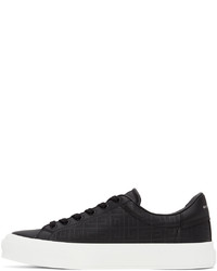 Baskets basses en cuir noires Givenchy