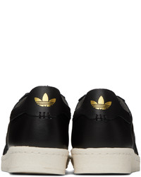 Baskets basses en cuir noires adidas Originals