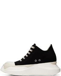 Baskets basses en cuir noires Rick Owens DRKSHDW