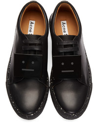 Baskets basses en cuir noires Acne Studios