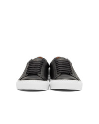 Baskets basses en cuir noires Givenchy