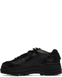 Baskets basses en cuir noires Phileo