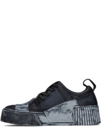 Baskets basses en cuir noires Boris Bidjan Saberi