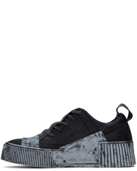 Baskets basses en cuir noires Boris Bidjan Saberi