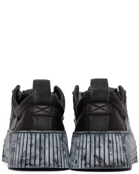 Baskets basses en cuir noires Boris Bidjan Saberi