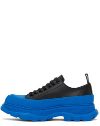 Baskets basses en cuir noires Alexander McQueen