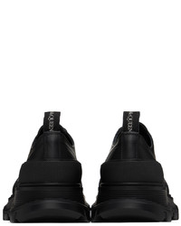 Baskets basses en cuir noires Alexander McQueen