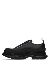 Baskets basses en cuir noires Alexander McQueen