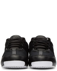 Baskets basses en cuir noires Y-3