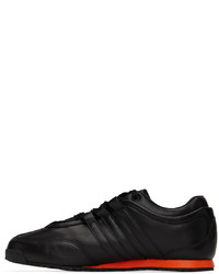 Baskets basses en cuir noires Y-3