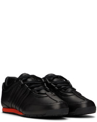 Baskets basses en cuir noires Y-3