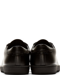 Baskets basses en cuir noires Saint Laurent