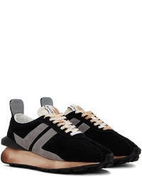 Baskets basses en cuir noires Lanvin