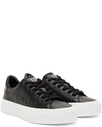 Baskets basses en cuir noires Givenchy