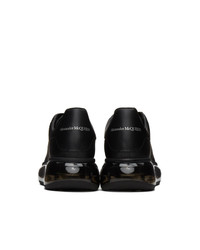 Baskets basses en cuir noires Alexander McQueen