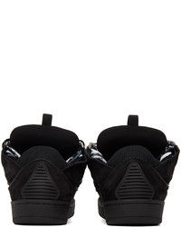 Baskets basses en cuir noires Lanvin