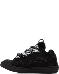 Baskets basses en cuir noires Lanvin