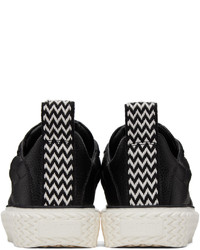 Baskets basses en cuir noires Lanvin