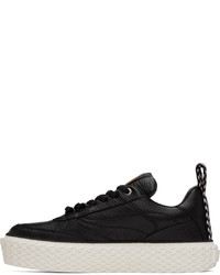 Baskets basses en cuir noires Lanvin