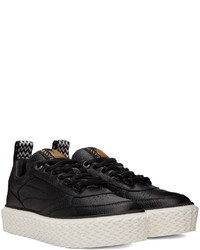 Baskets basses en cuir noires Lanvin