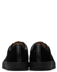 Baskets basses en cuir noires Lanvin