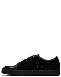 Baskets basses en cuir noires Lanvin