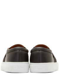 Baskets basses en cuir noires Givenchy