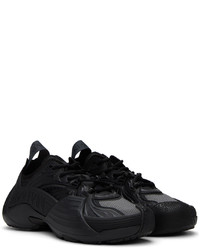 Baskets basses en cuir noires Lanvin