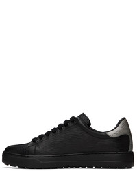 Baskets basses en cuir noires Ferragamo