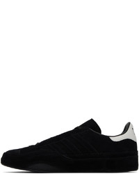 Baskets basses en cuir noires Y-3