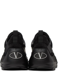 Baskets basses en cuir noires Valentino Garavani