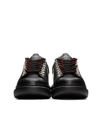 Baskets basses en cuir noires Alexander McQueen