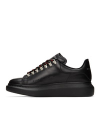 Baskets basses en cuir noires Alexander McQueen