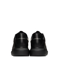 Baskets basses en cuir noires Alexander McQueen