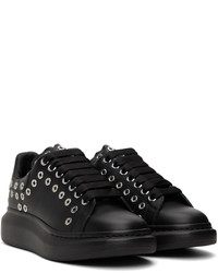 Baskets basses en cuir noires Alexander McQueen