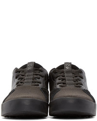 Baskets basses en cuir noires Y-3