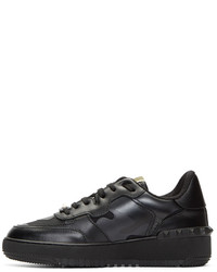 Baskets basses en cuir noires Valentino