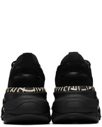 Baskets basses en cuir noires Balmain