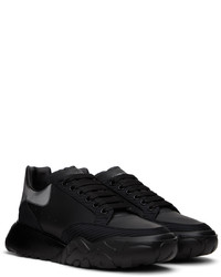 Baskets basses en cuir noires Alexander McQueen