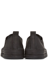 Baskets basses en cuir noires Ann Demeulemeester