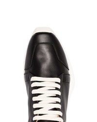 Baskets basses en cuir noires Rick Owens