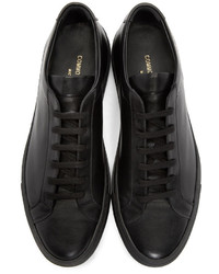 Baskets basses en cuir noires Common Projects