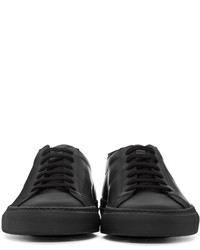 Baskets basses en cuir noires Common Projects