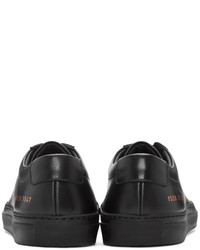 Baskets basses en cuir noires Common Projects